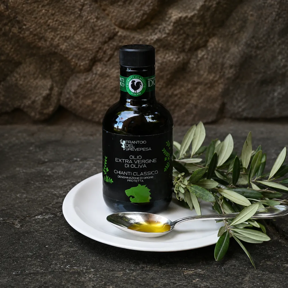 Frantoio del Grevepesa Chianti Classico DOP extra virgin olive oil lifestyle image